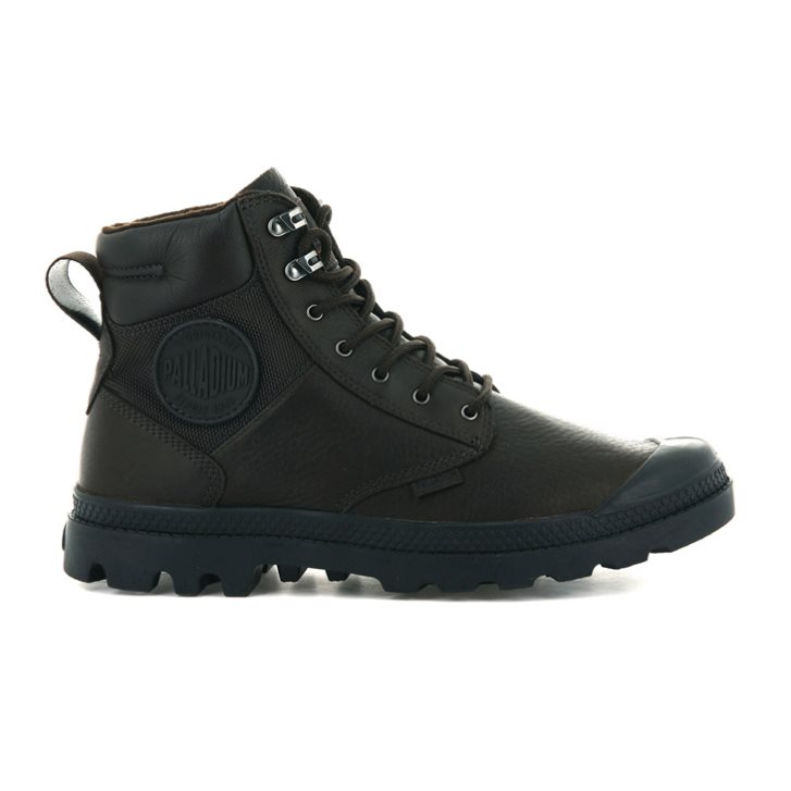 Bottes Palladium Pampa Shield WP+ LTH Femme Noir | FR HCV142Y